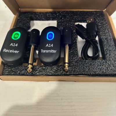 A14 Guitar Wireless Set - Black (1) Transmitter, (1) Receiver Brand NEW! image 2