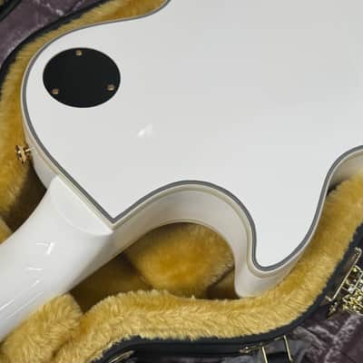 2025 IGC Epiphone Inspired by Gibson Les Paul Custom Alpine White New Unplayed Auth Dlr 8lb10oz #610 image 11