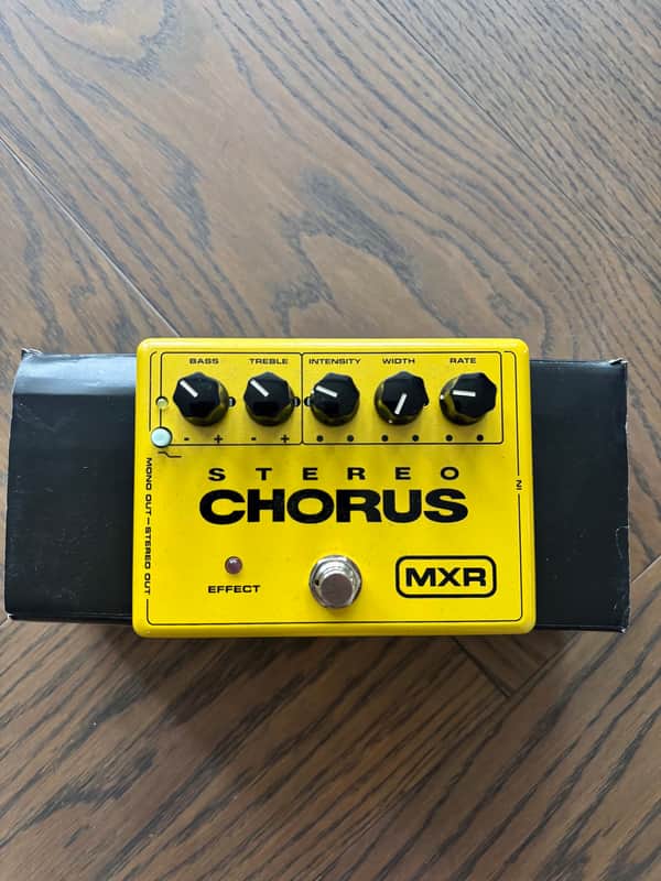 MXR M134 Stereo Chorus Yellow w/ Original Box & Paperwork image 1