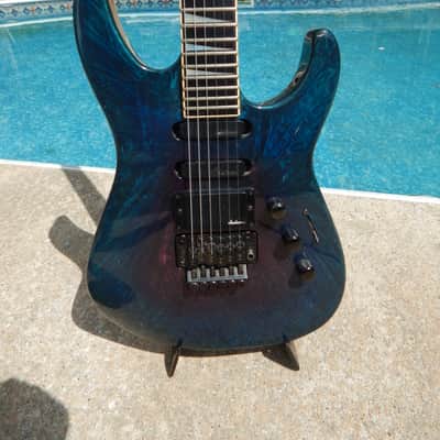 Jackson Soloist SL1 1990 Eerie Dess Swirl OHSC image 6