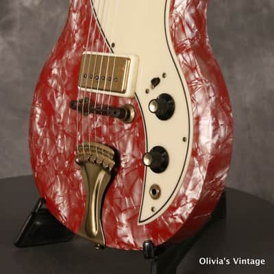 Supro Belmont  1959 Maroon Pearloid image 8