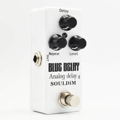 Analog Delay Guitar Effect Pedal with True Bypass Switch Mini Electric Guitar Delay Effect Pedal (Blue delay) image 1