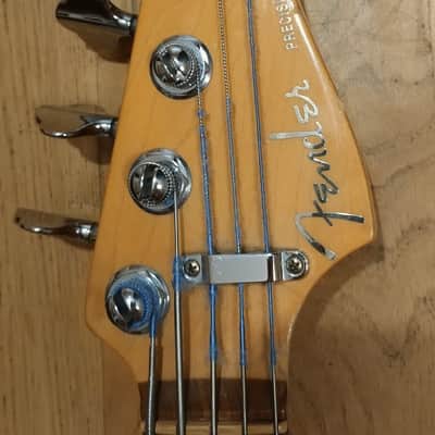 Fender American Deluxe Precision Bass V 2000 3-Color Sunburst USA — Delano Pickups, Original Case image 13