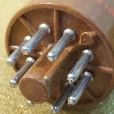 CBS perfect Matched Pair (2) JAN-CHY-5692 tNOS AT1000 TESTED Vacuum Tubes military brown base premium like 6SN7 dual triode 1956-1958 image 16