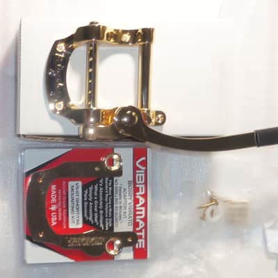 Bigsby® B5G Pinless & Vibramate V5G-Short Tail Mount Kit~GOLD~Gibson SG~Tighter Spaced PG`s~USA~Brand New image 3