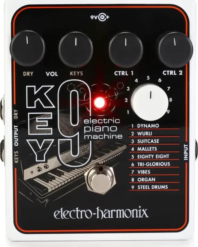 Electro-Harmonix KEY9 Electric Piano Machine Simulator Effects Pedal image 1