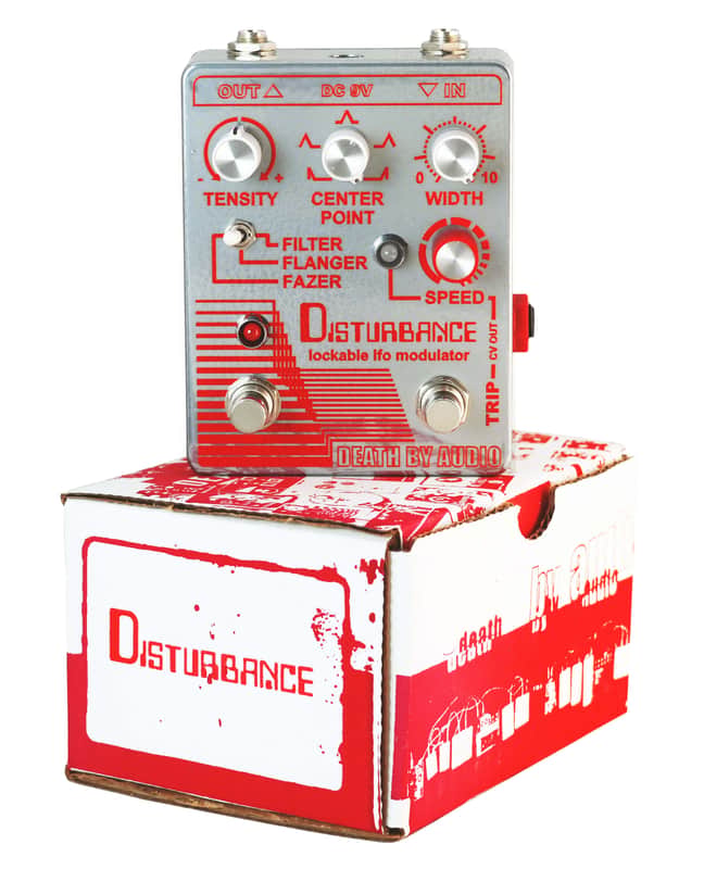 Death By Audio Disturbance Lockable LFO Modulator 2023 - Present - Silver / Red image 1
