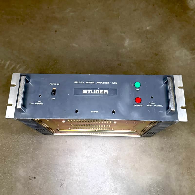 Studer A 68 Stereo Amplifier image 1