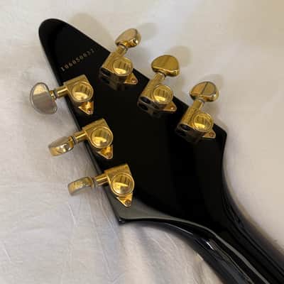 Vintage 2006 Epiphone '58 Flying V - Ebony - Made in Korea (MIK) - Free Pro Setup image 16