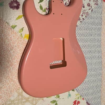 4lbs 2oz Bloom Doom Shell Pink S-Style Guitar Body image 2
