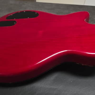 ESP CUSTOM SHOP Climax 1 of 100 ever made! Limited Edition RARE Model Ash Body! Cherry Sunburst 90s 1990's Piezo Electric AAA Flame Top Singlecut Guitar image 21