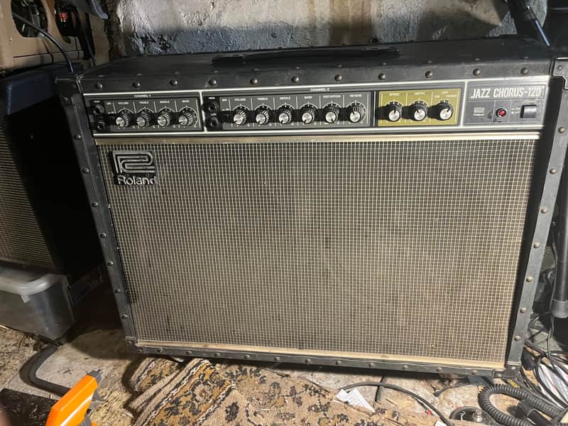 Roland JC-120 Jazz Chorus 2-Channel 120-Watt 2x12" Guitar Combo 1975 - 1993 - Black image 1