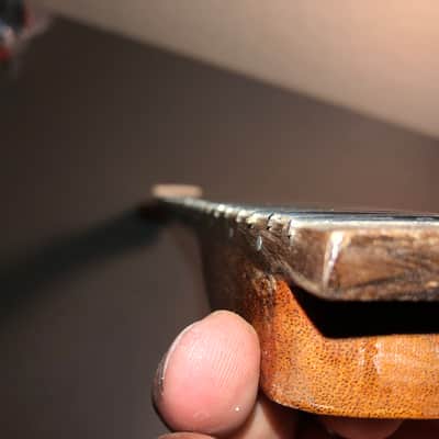 prs style  3x3 exotic wood guitar neck for luthier repair parts image 9