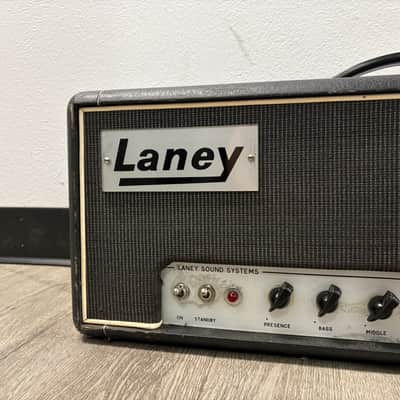 Laney pre supergroup all tube lead head rare 60s - grey rare image 3