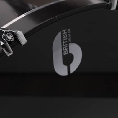 British Drum Company Enigma 3pc Club Drum Set Satin Black. New with Full Warranty! image 9
