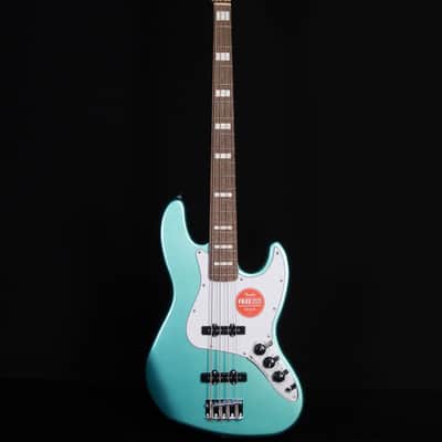 Squier Affinity Active Jazz Bass, Laurel FB, Mystic Sea Foam Green image 5