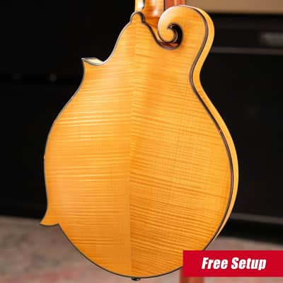 Eastman MD915-BD F-Style Mandolin - Blonde with Hardshell Case image 2