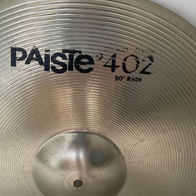 Paiste 20" 402 Ride Cymbal 90's - Nickel Silver image 2
