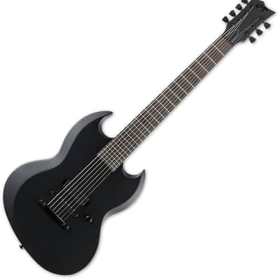 ESP LTD Viper-7 Baritone Black Metal | Reverb