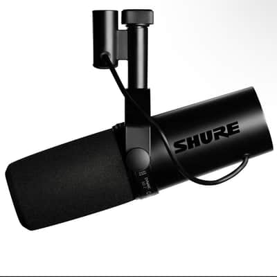 Shure SM7dB Cardioid Dynamic Microphone with Built-In Preamp 2023 - Present - Black image 5