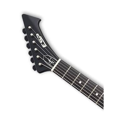 ESP LTD James Hetfield Snakebyte Signature Guitar - Black Satin image 4