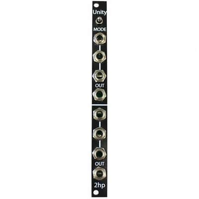 2hp UNITY Eurorack Mixer Module (Black) image 2
