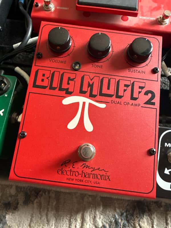 Electro-Harmonix / JHS Big Muff 2 Dual Op-Amp Fuzz 2025 - Red image 1