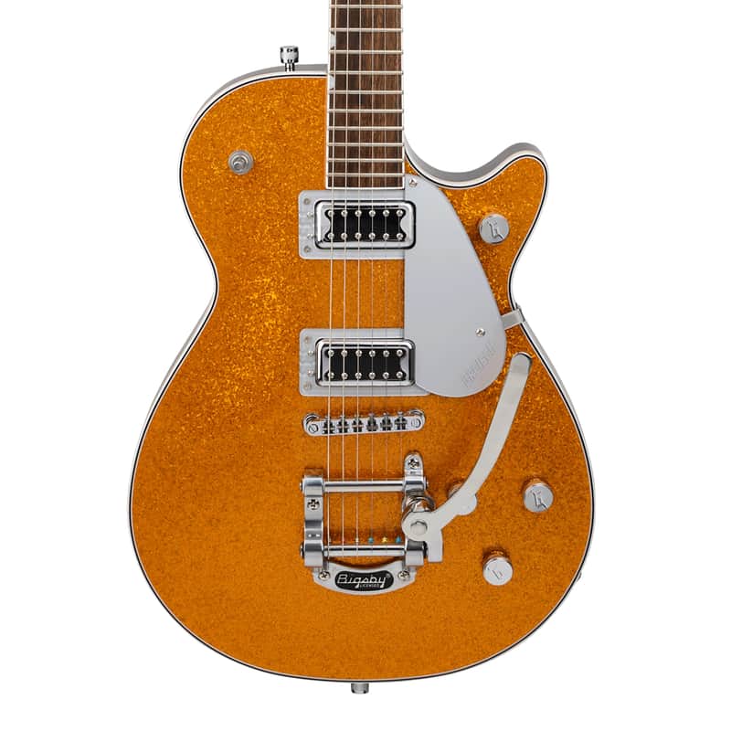 Gretsch G5230T Electromatic Sparkle Jet FT Single-Cut w/ Bigsby - Gold Sparkle image 1