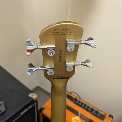 Spector Euro 4 Classic Bass Guitar - Metallic Gold image 7