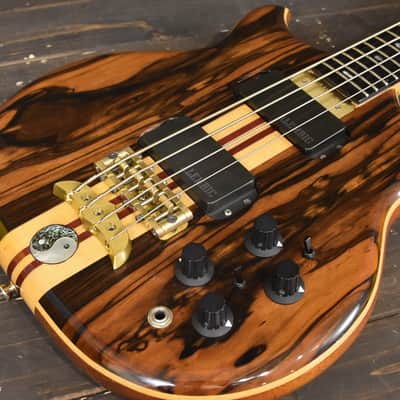 Alembic Stanley Clarke Signature Deluxe short scale 4 string Bass Macassar Ebony - VIDEO DEMO image 17