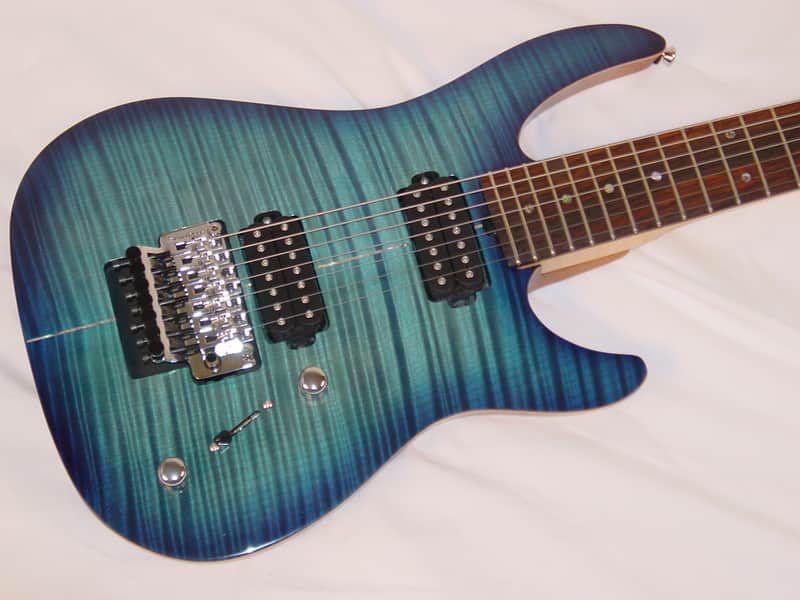 Brian Moore C-90-7 7 string USA Custom Shop Electric Guitar Chlorine-burst image 1
