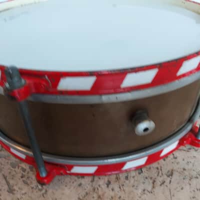 Lefima Marching Snare WW2 Style Early 70's  Copper image 4