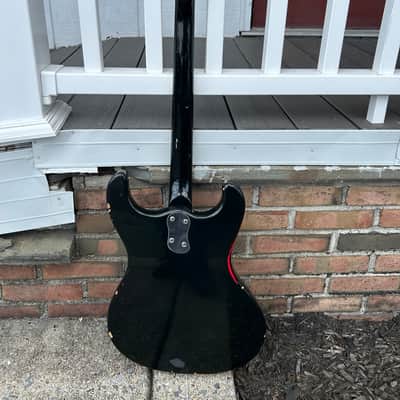 1965 Mosrite Ventures Mark I Electric Guitar - Black image 7