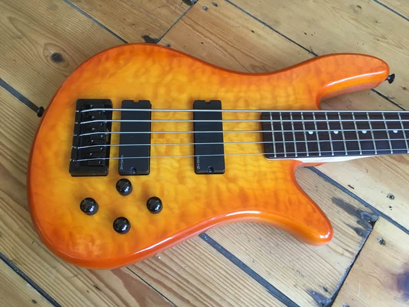 Spector Q5 Pro 5 Bass Guitar 5 String Korea 2000 EMG HZ image 1