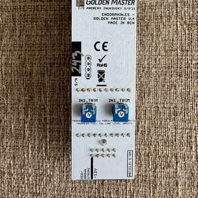Endorphin.es Golden Master Eurorack Synth Module 2021 - Present - Black image 6