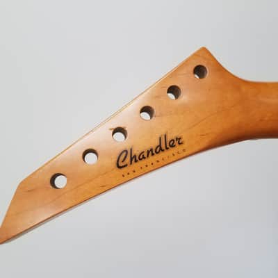 Chandler Super Strat Body And Neck - 80s? 90s? Blue Flame - Similar to Kramer or Jackson image 15