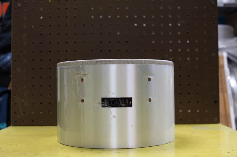 1980s Tama Imperialstar 6.5x10 Tom Tom Shell in Metallic White image 1