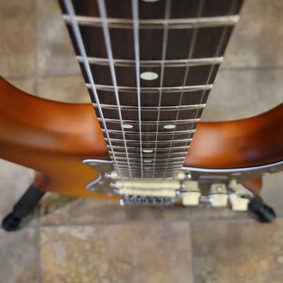 Fender Limited-Edition American Performer Stratocaster Spruce Satin Honey Burst w Deluxe Gig Bag image 10