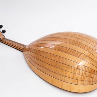 Arabic Oud Flame Maple & Cedar Top by Kamil Gul Oud instrument with free DHL express shipping image 11