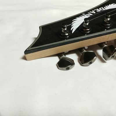 DEAN Custom 350 F Floyd electric GUITAR new Trans Black w/ | Reverb