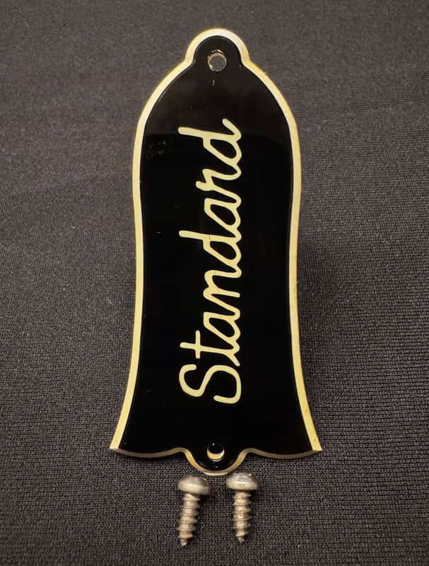 Gibson Historic Truss Rod Cover Les Paul Standard Vintage Aged Wide Bevel image 1