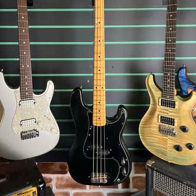 Fender Precision Bass Black 1978 Vintage Electric Bass Guitar image 2
