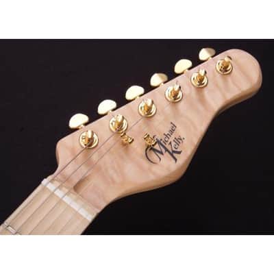 Michael Kelly Mod Shop 1967 Double Duncan Aged Cherryburst Electric Guitar image 5