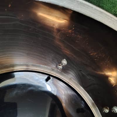 Ludwig Stainless Steel 18"(Diameter)x10"(Depth) Tom 1970's - Stainless Steel image 9