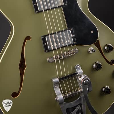 Collings I-35 LC Aged Bigsby/ThroBak - Olive Drab image 12
