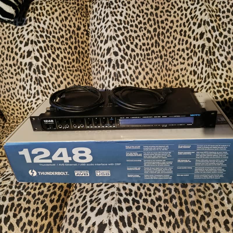 MOTU 1248 48-Channel Thunderbolt / USB 3.0 Audio Interface 2014 - Present - Black image 1