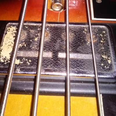 1970's Kay K-2B Bass Sunburst image 10