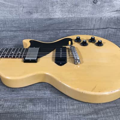 Gibson Les Paul Junior 1957 TV Yellow w/ Added Neck Humbucker image 4