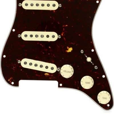Fender Pre-Wired Strat Pickguard, Original '57/'62 SSS, Tortoise Shell 11 Hole PG image 3