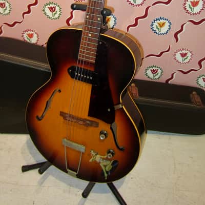 Vintage 1956 Gibson ES-125 Hollowbody Archtop Electric - Sunburst image 2